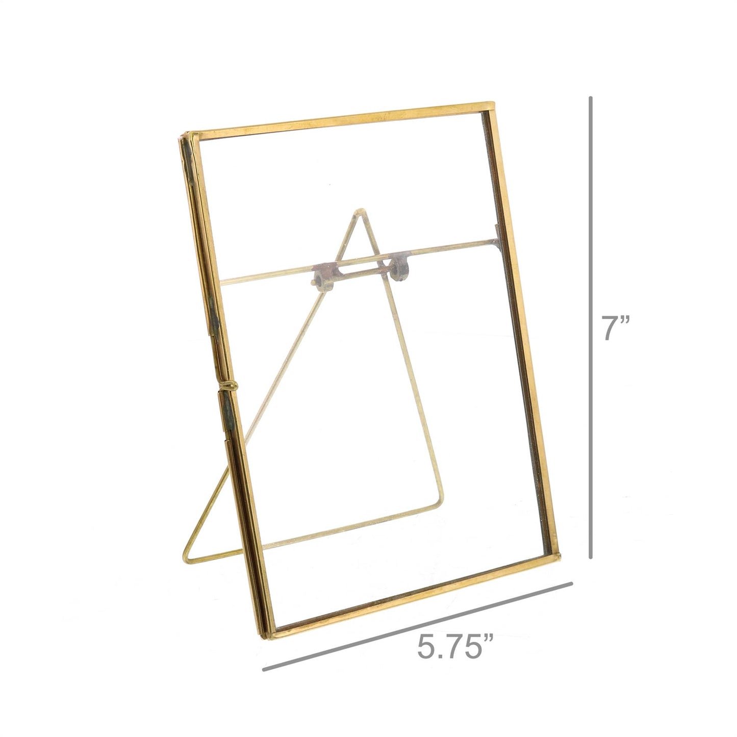 Brass Monroe Easel Frame | Vertical