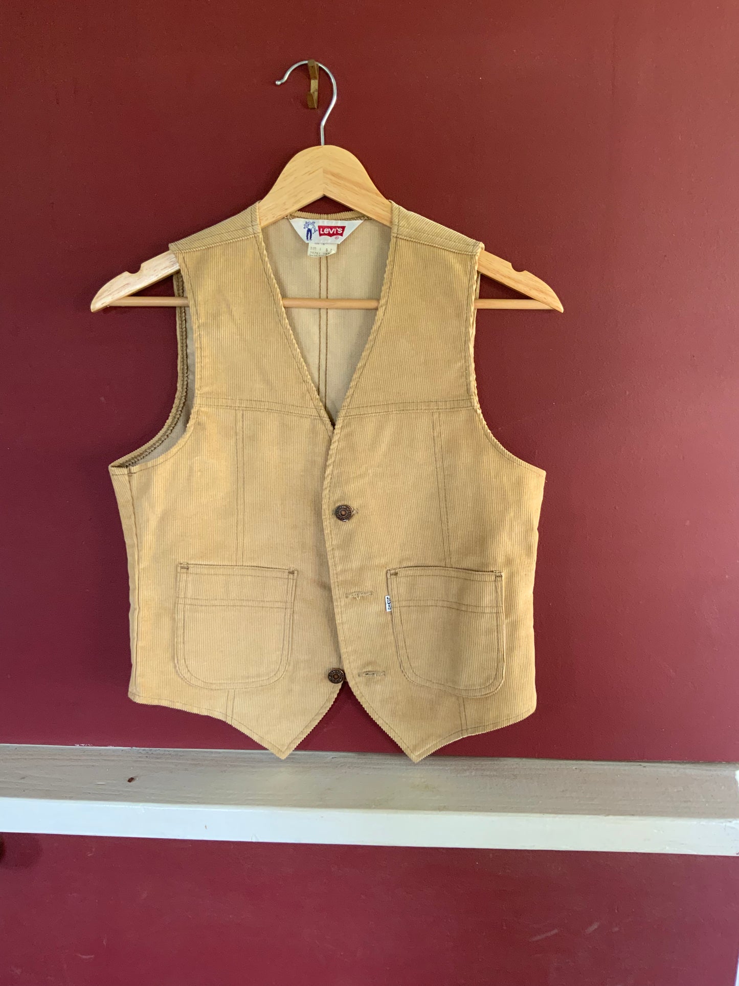 Vintage 70s Levi’s Cord Vest