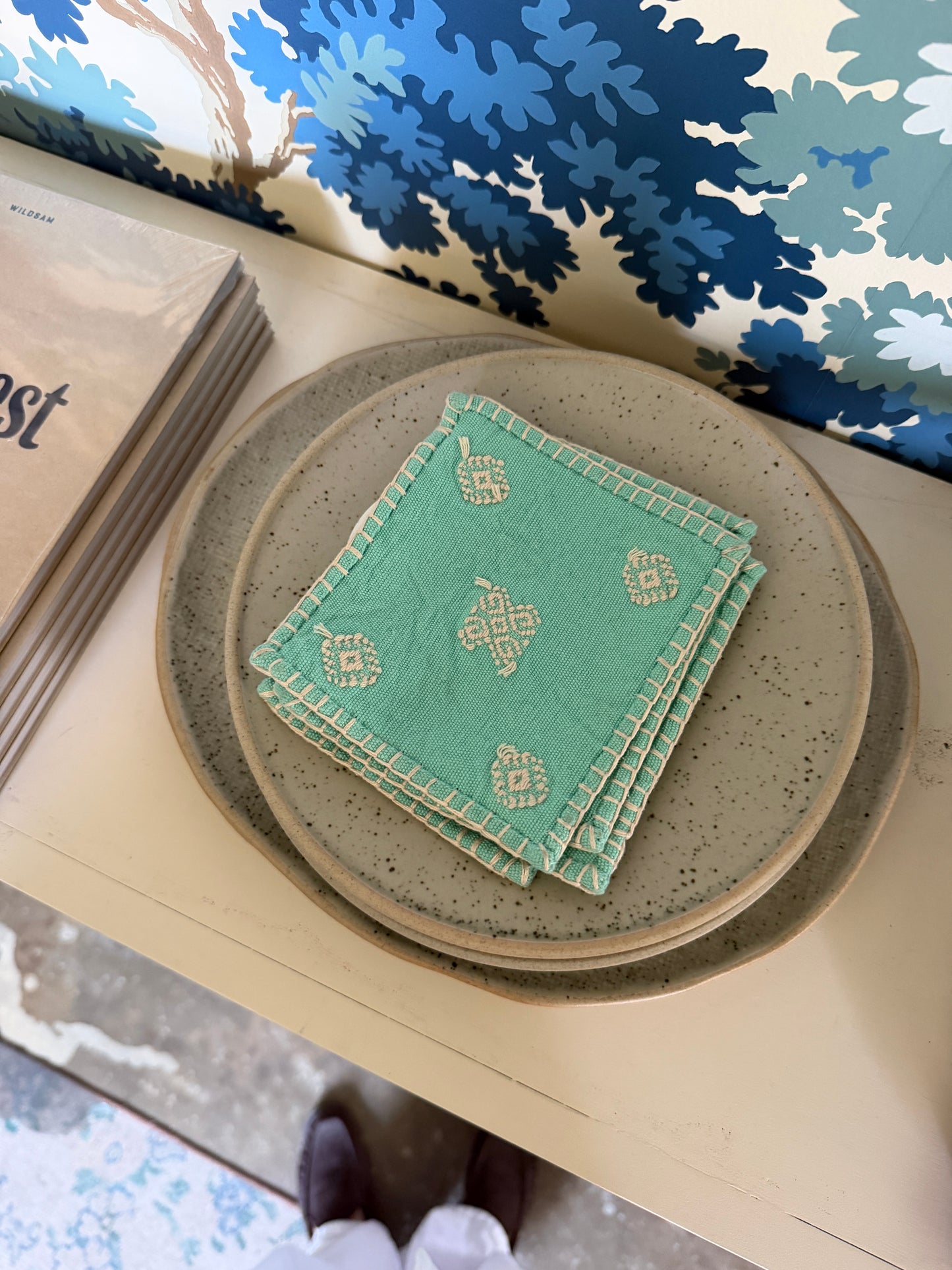 Handsewn Bolivian Cocktail Napkin