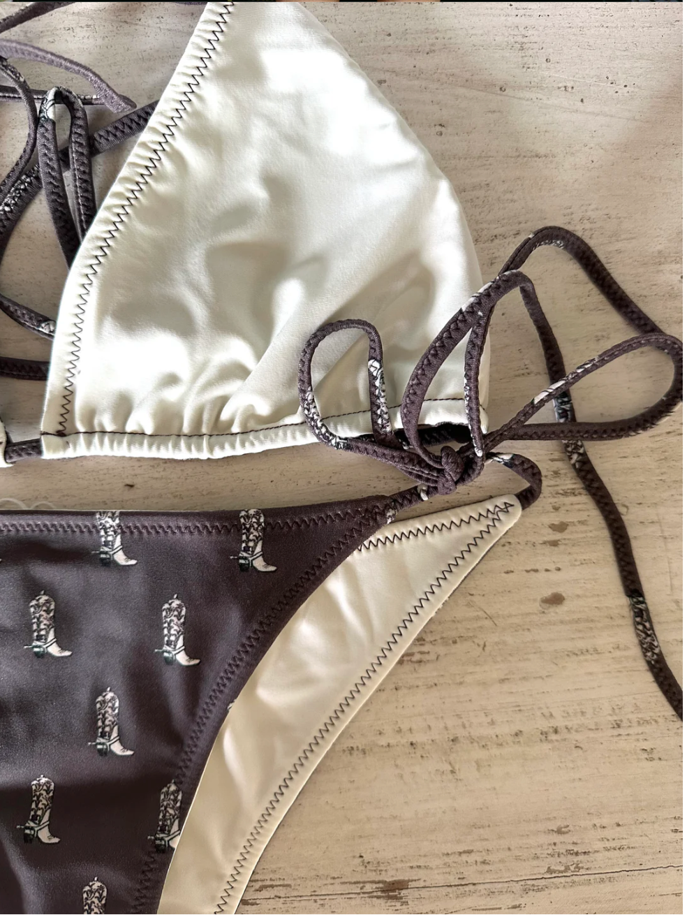 Baben Tamara Reversible Bottom | Brown Cowboy