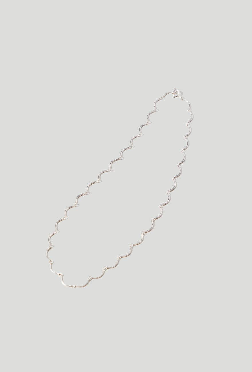 Scallop Necklace Silver