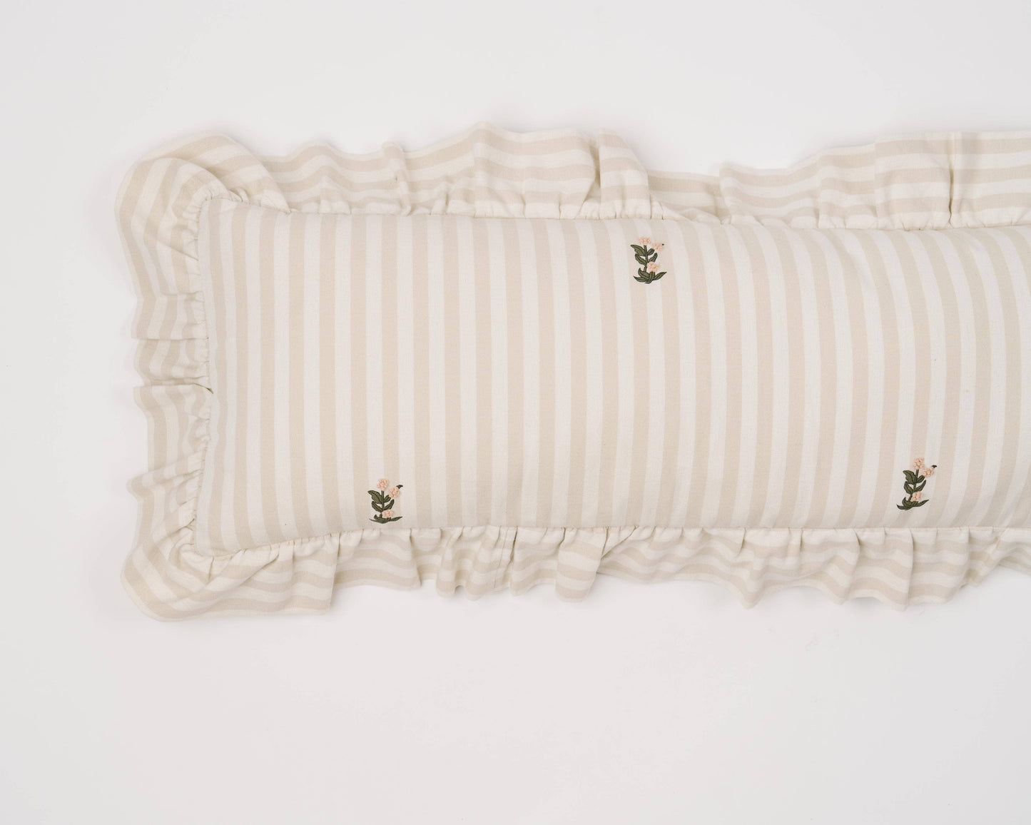 Ruffled Lumbar Pillow