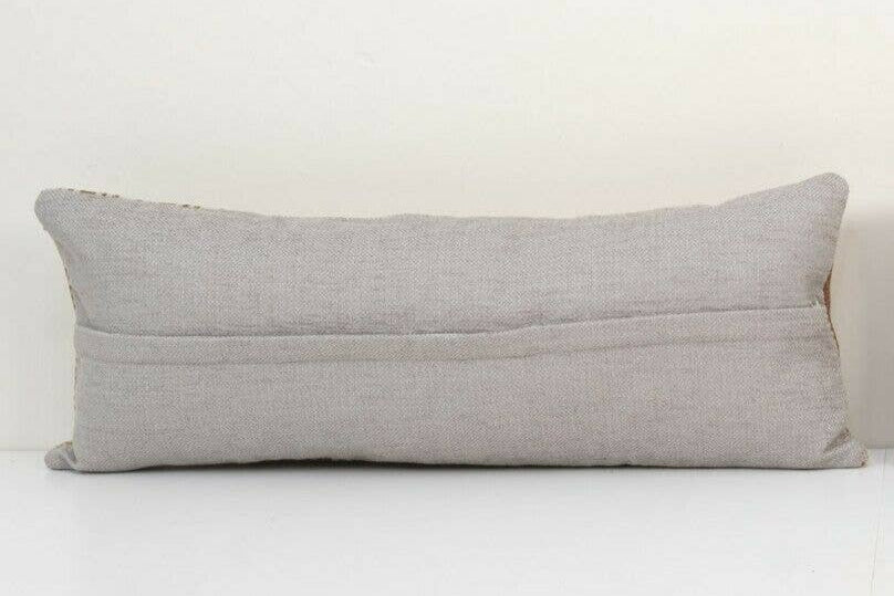 Vintage Lumbar Pillow | Neutral Striped