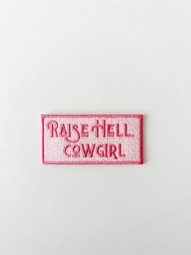Embroidered Iron-On Patch | Cowgirl
