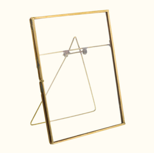 Brass Monroe Easel Frame | Vertical