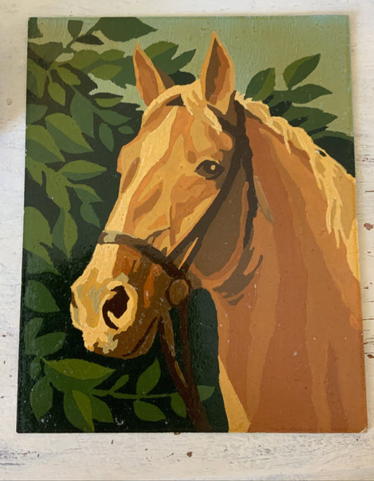Vintage Horse Painting