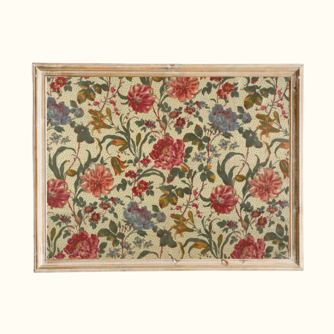19th c. Tiger Lily English Textile Antique Print