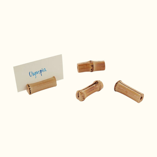 Bamboo Place Card Holders