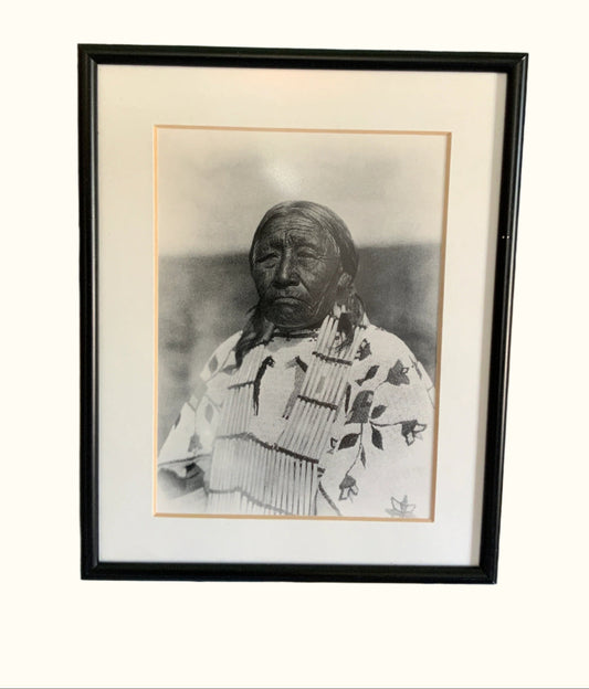Vintage Native American B&W Photo