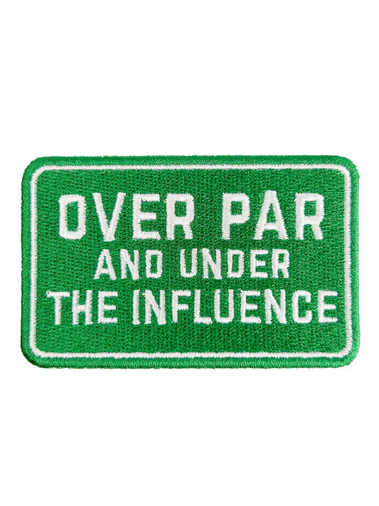 Embroidered Iron On Patch | Over Par