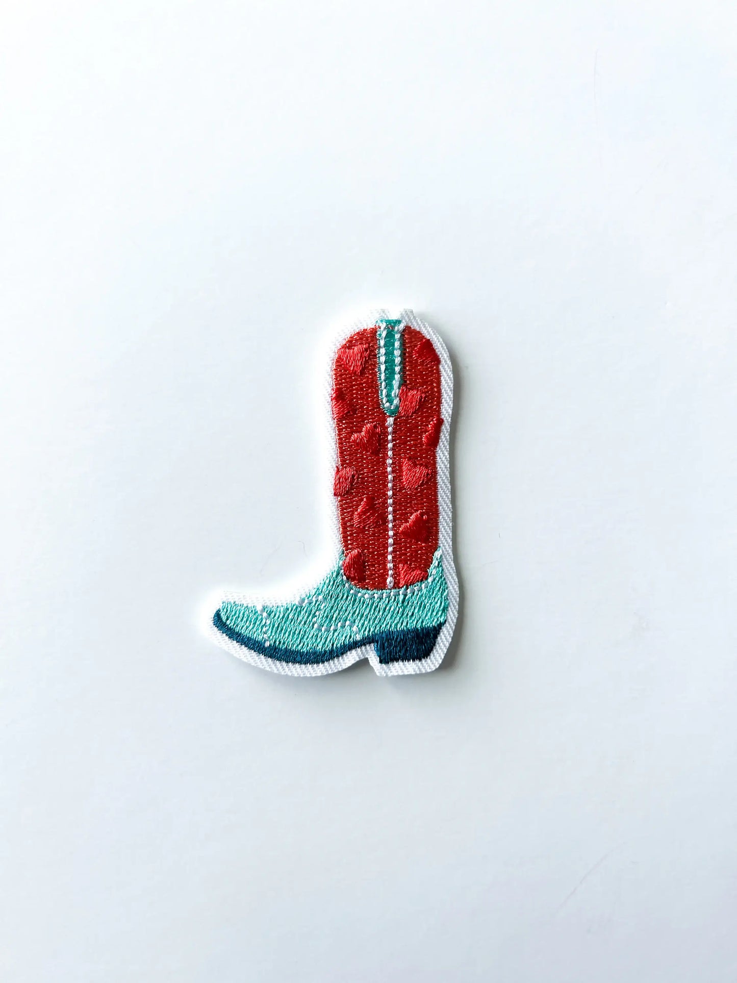 Embroidered Iron-On Patch | Cowgirl Boot
