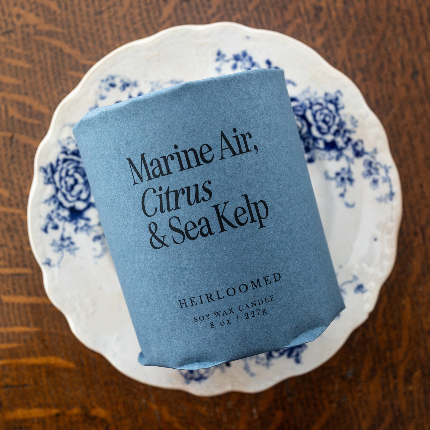 Marine Air, Citrus, Sea Kelp - 8 oz Soy Candle