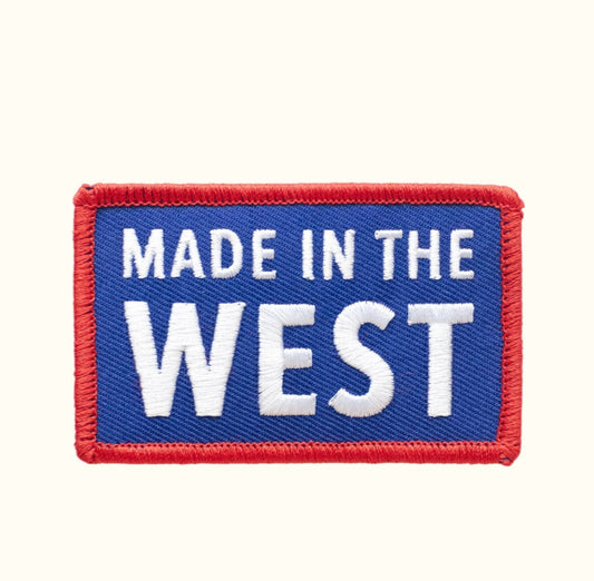 Made In The West Embroidered Iron on Patch