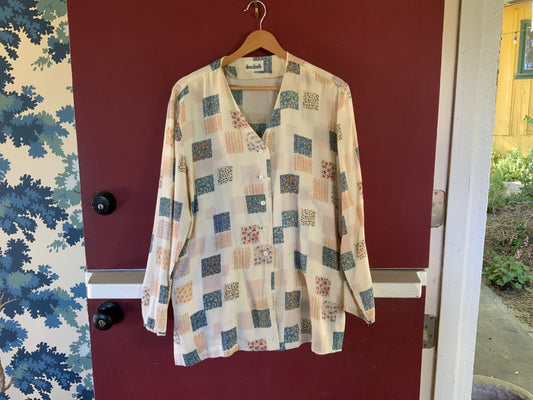 Vintage 1960s Multicolored Long Sleeve