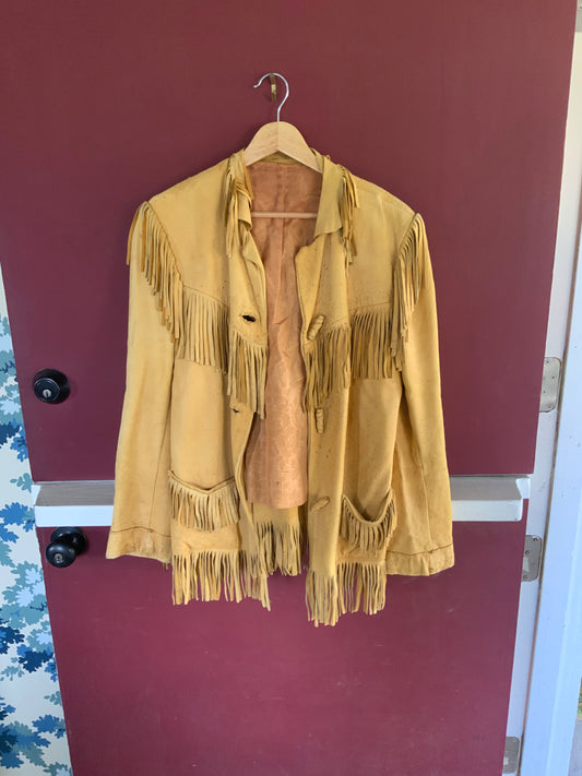 Vintage Deerskin Fringe Jacket