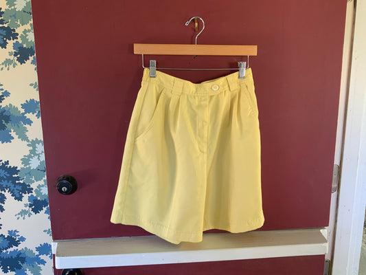 Vintage Yellow Shorts