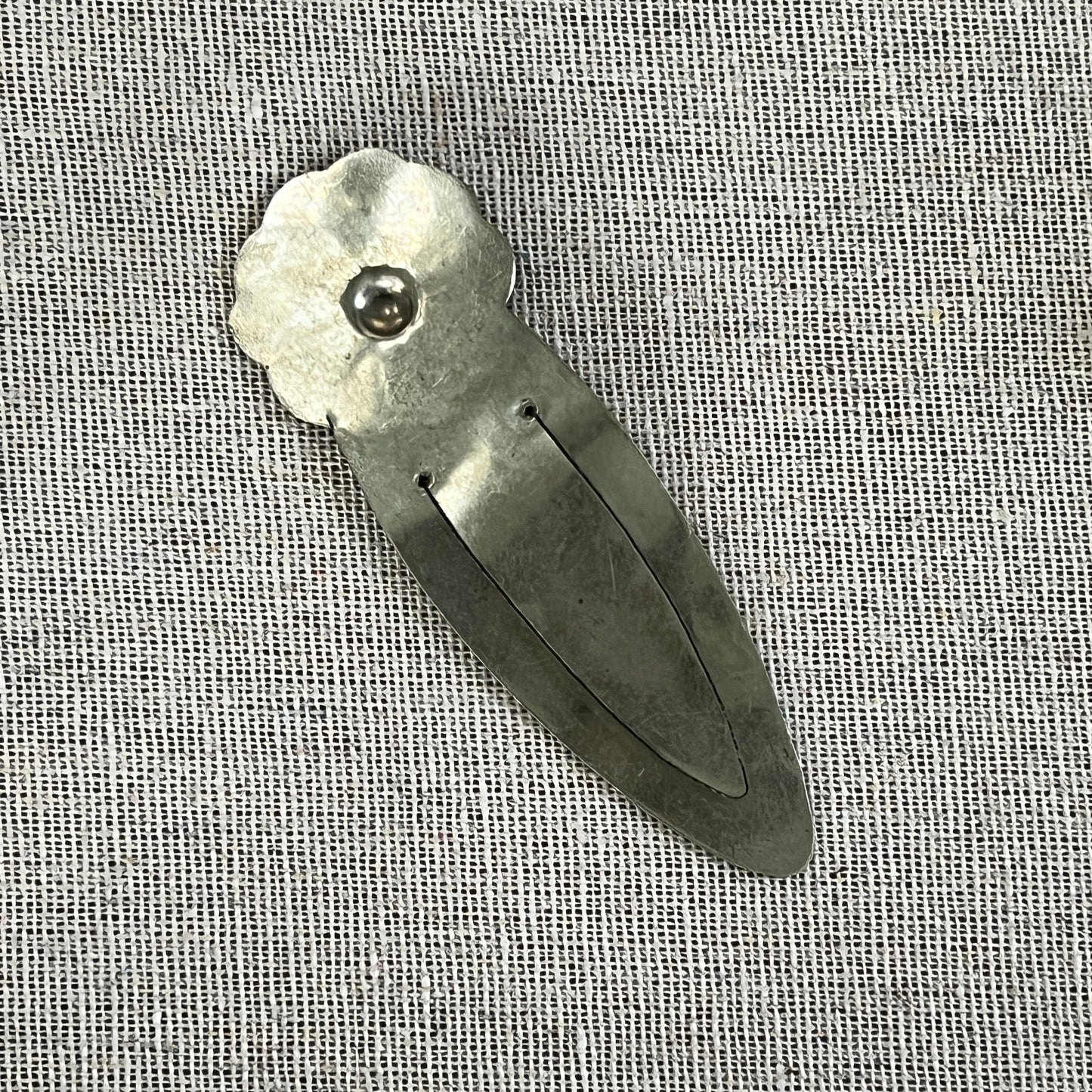 Vintage Floral Silver Bookmark