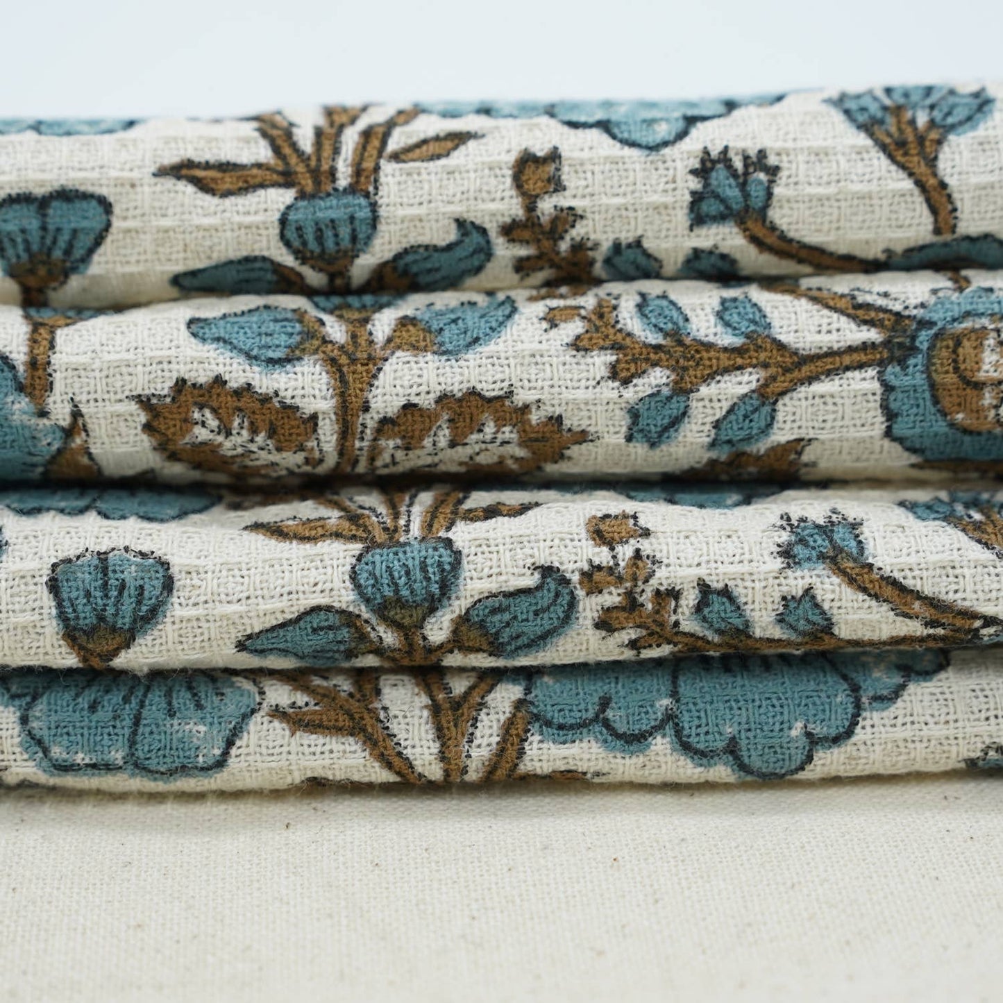 Floraine Block Print Hand Towel
