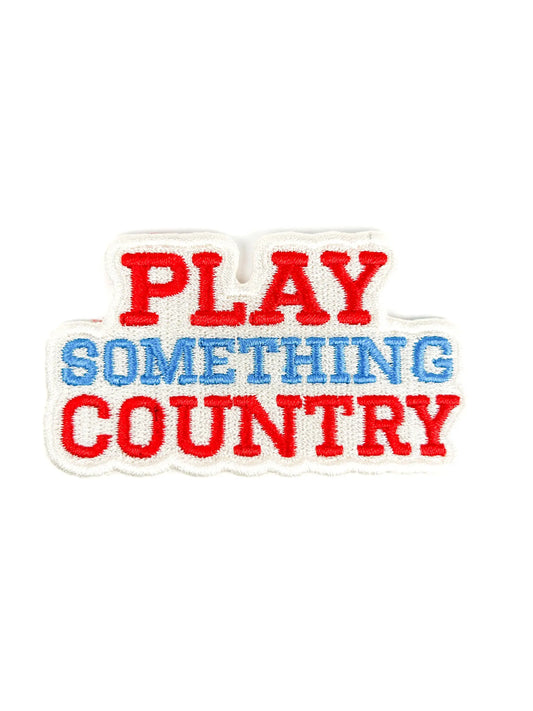 Embroidered Iron-On Patch | Country Music