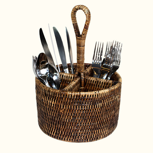 Round Utensil Basket