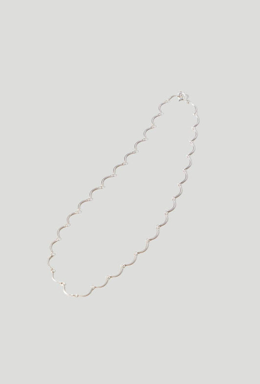 Scallop Necklace Silver