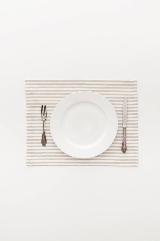 Keepsake Linen Placemat in Oatmeal