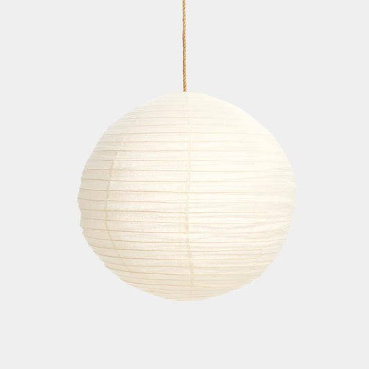 Linen Round Pendant Light | Ivory