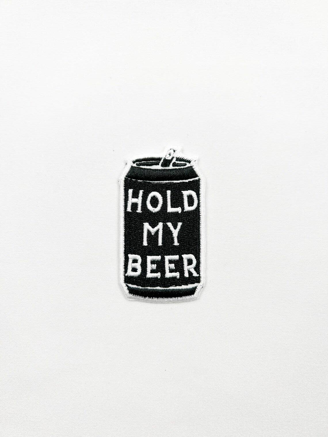 Embroidered Iron-On Patch | Hold My Beer