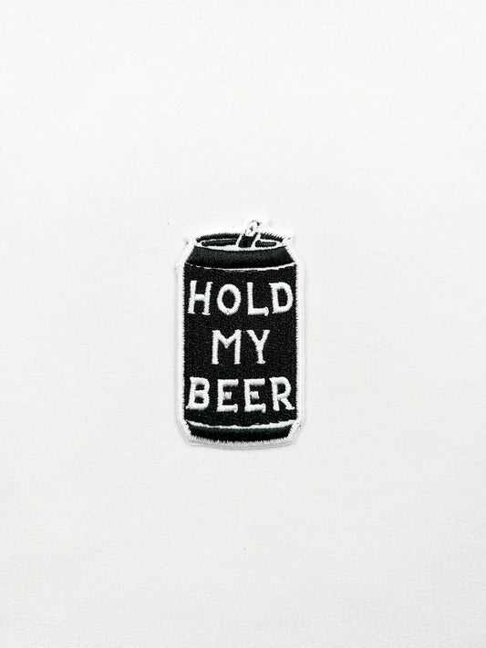 Embroidered Iron-On Patch | Hold My Beer