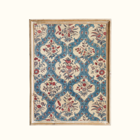 Chintz Textile Pattern Art Print